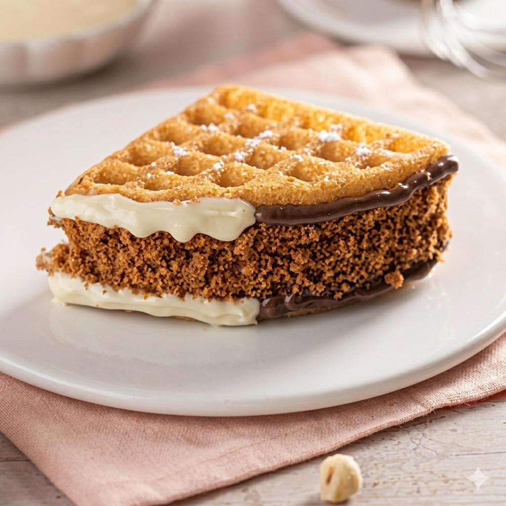 Sweet Bliss: Crispy & Delicious Waffle Experience at Santej Cafe Restro