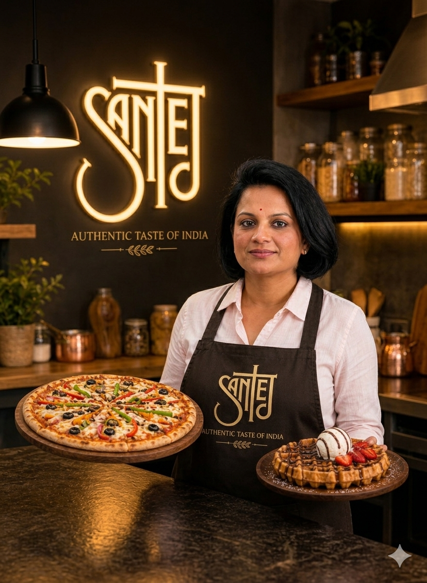 Santej Cafe Restro – A Dream Built with Courage, Family & Flavor